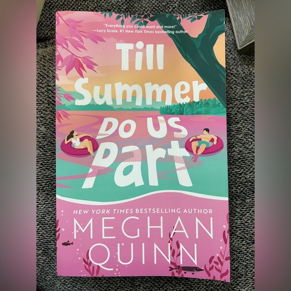 meghan quinn Other - Vibrant Tropical Romance Book Cover with Playful Design